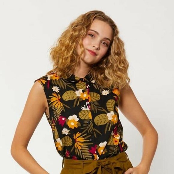 PRINCESS HIGHWAY Parrot Cotton Collared Blouse NWT - Picture 2 of 9